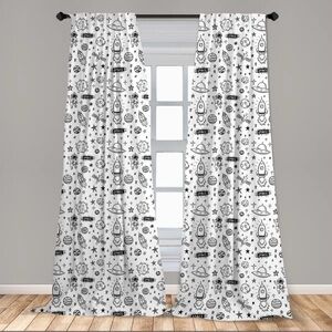 Wayfair astronaut curtains set of 4
